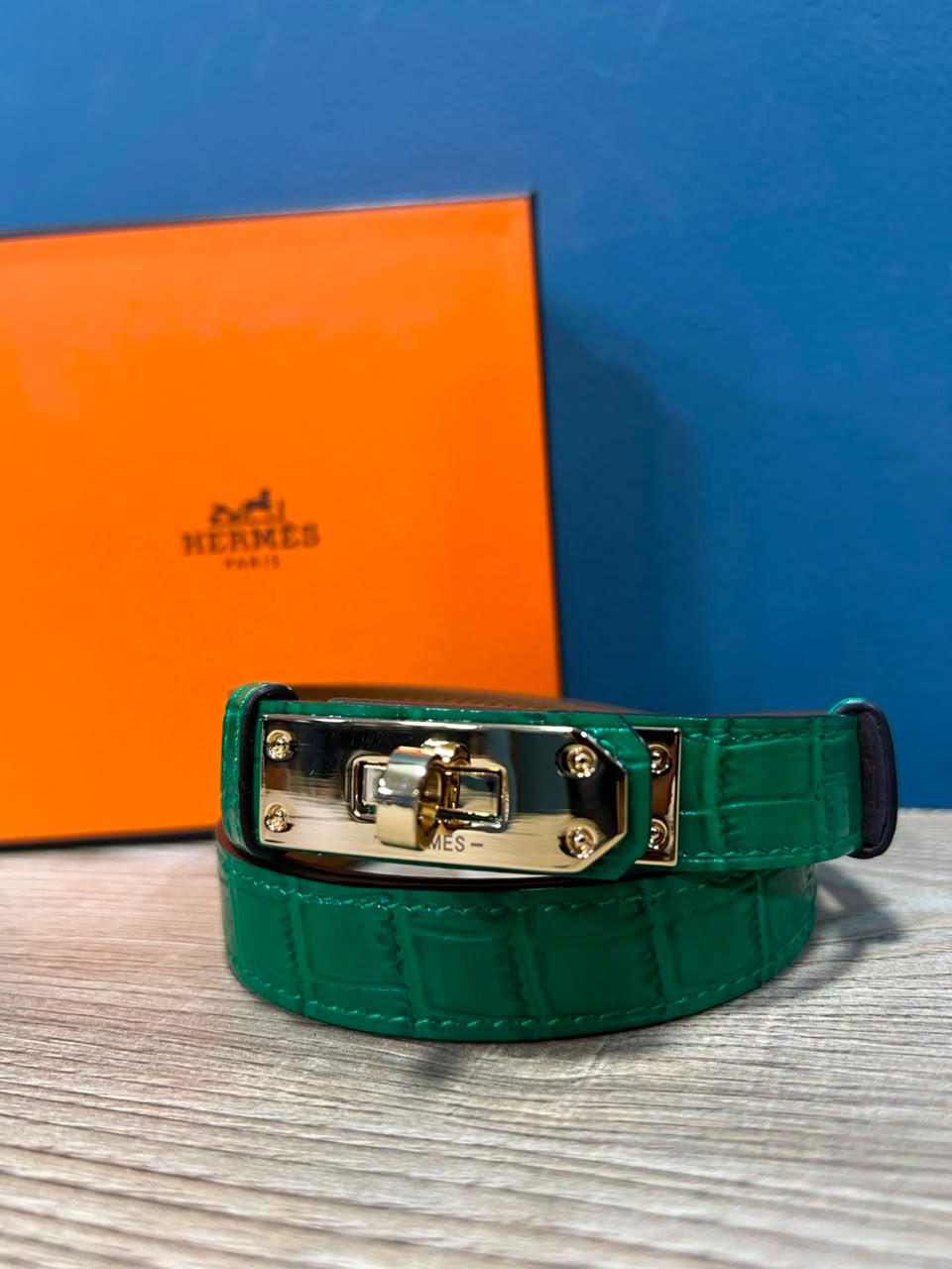 Kelly Hermes “green x gold ”AAA quality