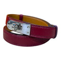Kelly Hermes belt burgundy AAA quality