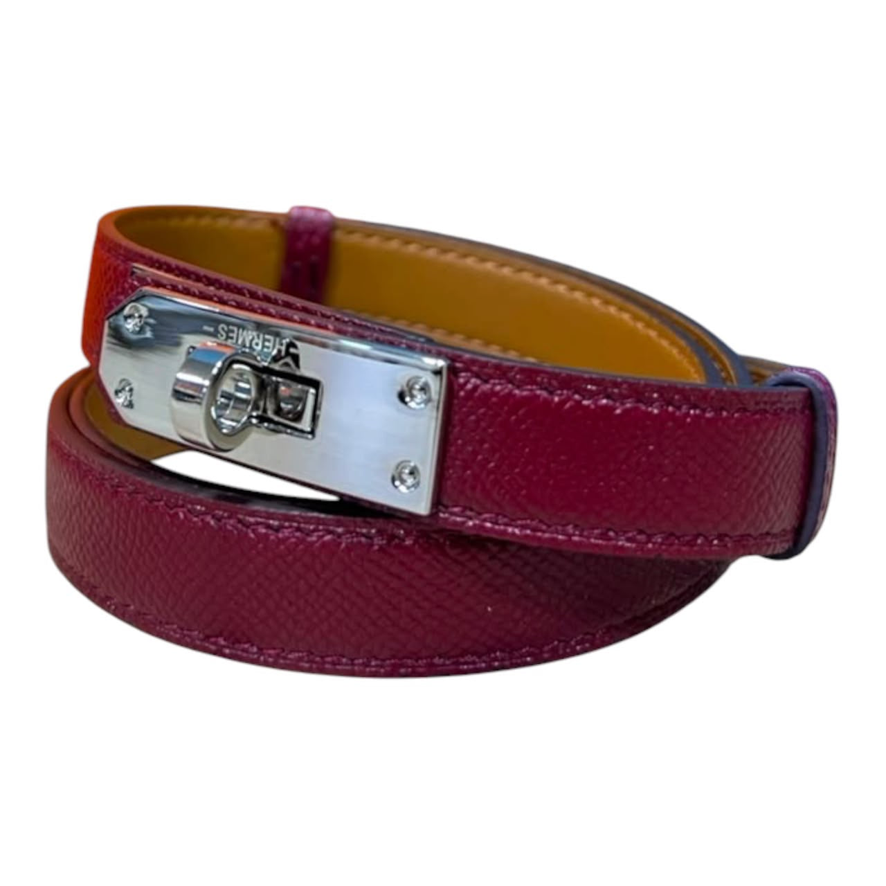 Kelly Hermes belt burgundy AAA quality
