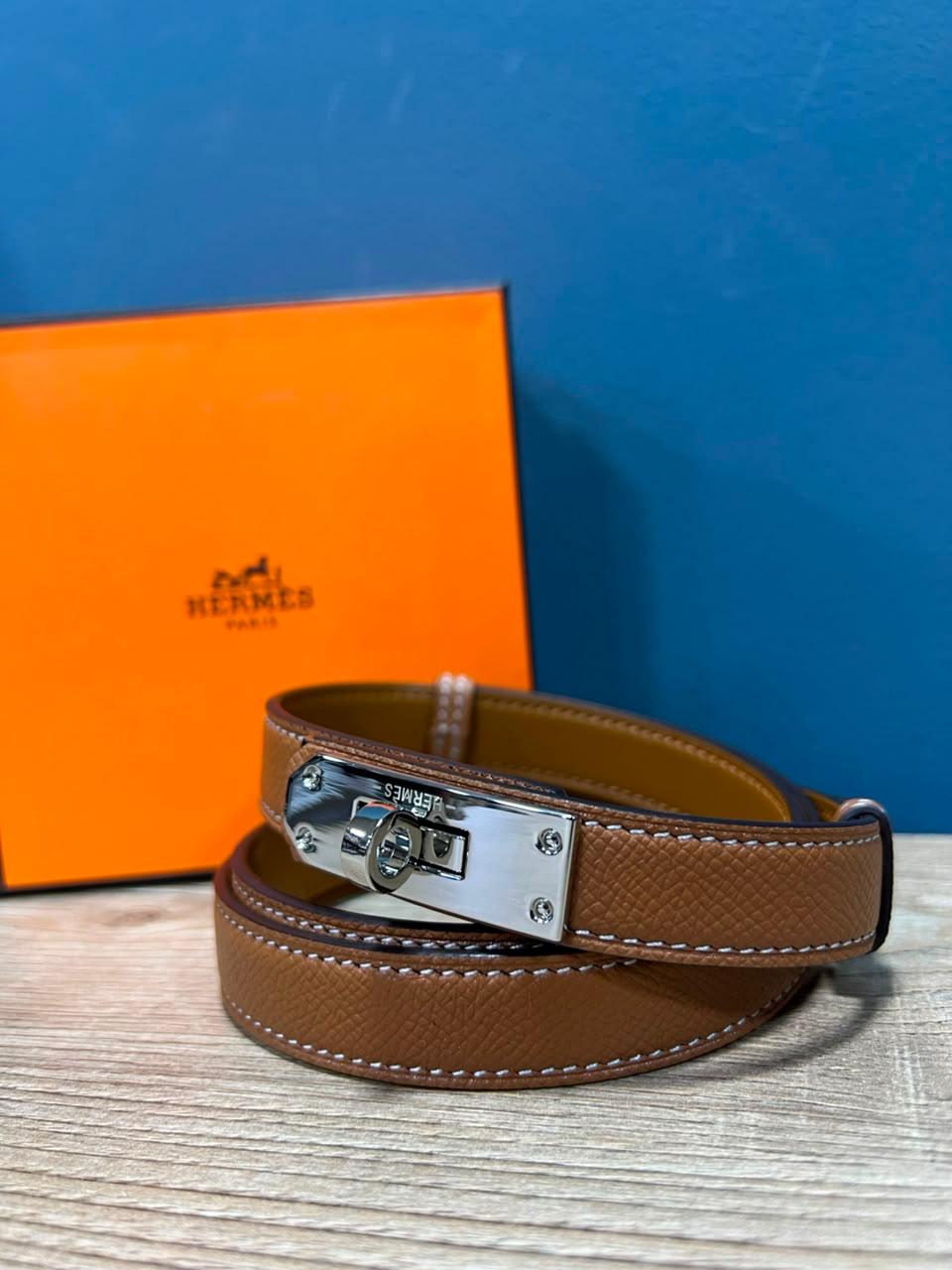 Kelly Hermes “brown x silver”AAA quality