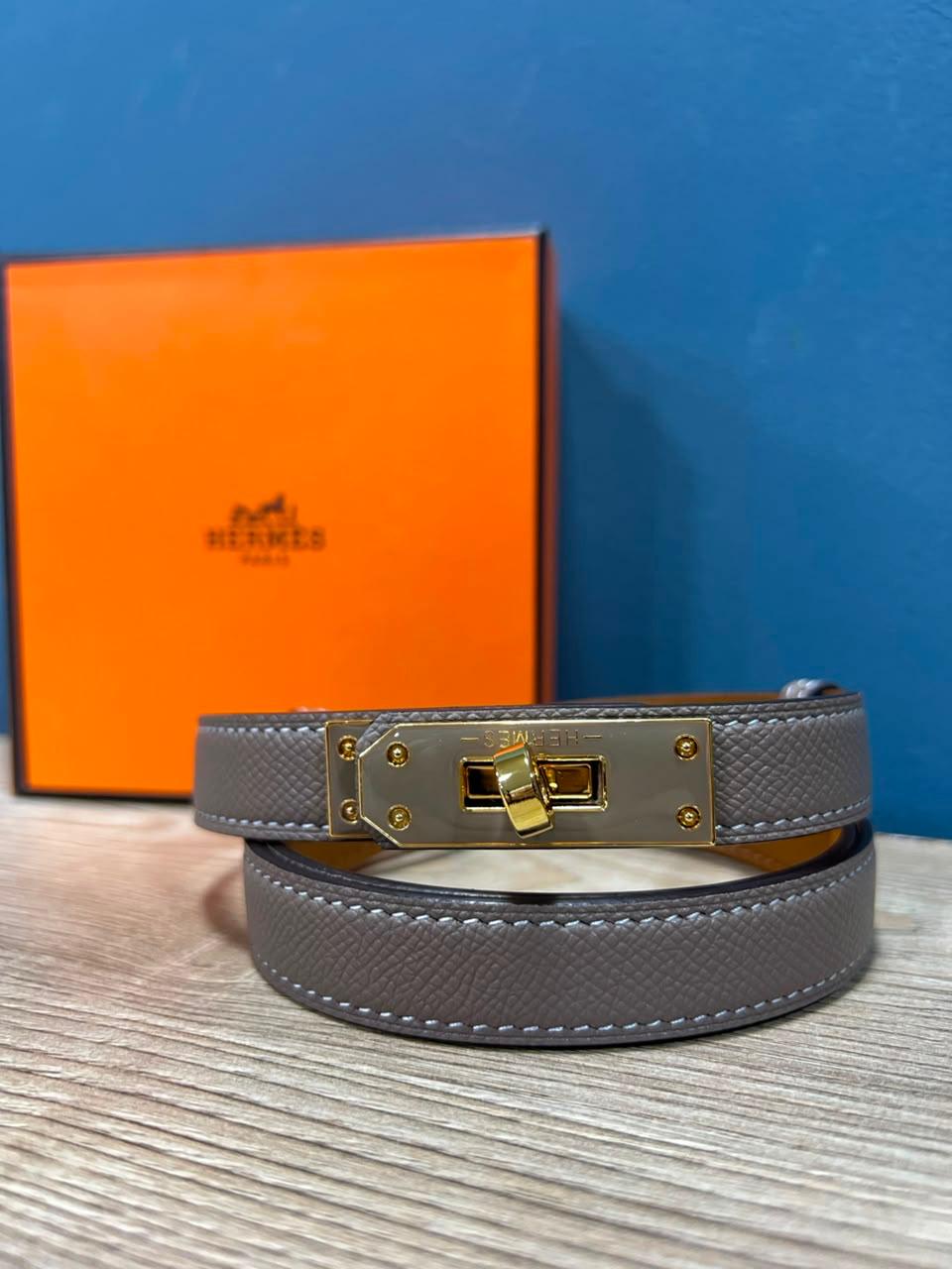 Kelly Hermes “light grey x gold ”AAA quality
